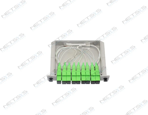 Fiber Optic FTTH PLC Splitter 1:8 Core SC-APC