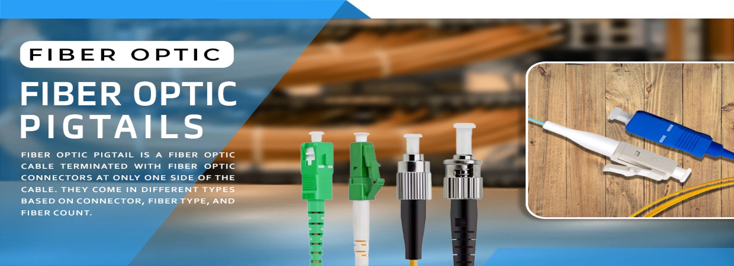 Pigtail ST APC Single Mode OS2 2M 9/125